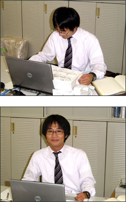 書類作成中