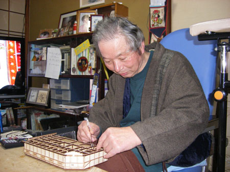 安土城 築城中