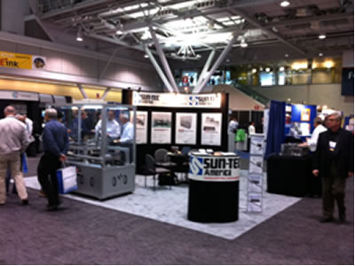 Sun-tec booth of SID 2012